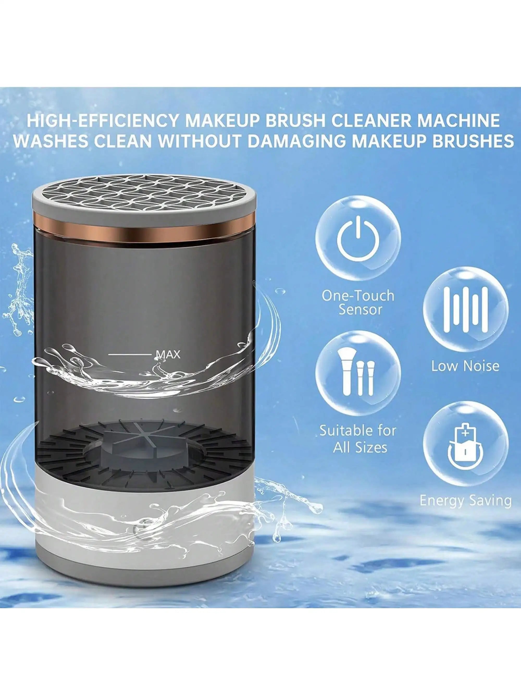 BrushPro™ Electric Makeup Brush Cleaning Station